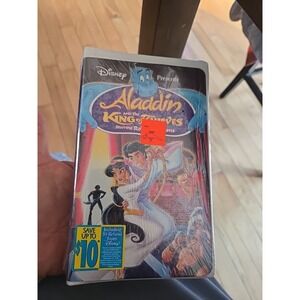 Aladdin and the King of Thieves Disney VHS Robin Williams New/Sealed